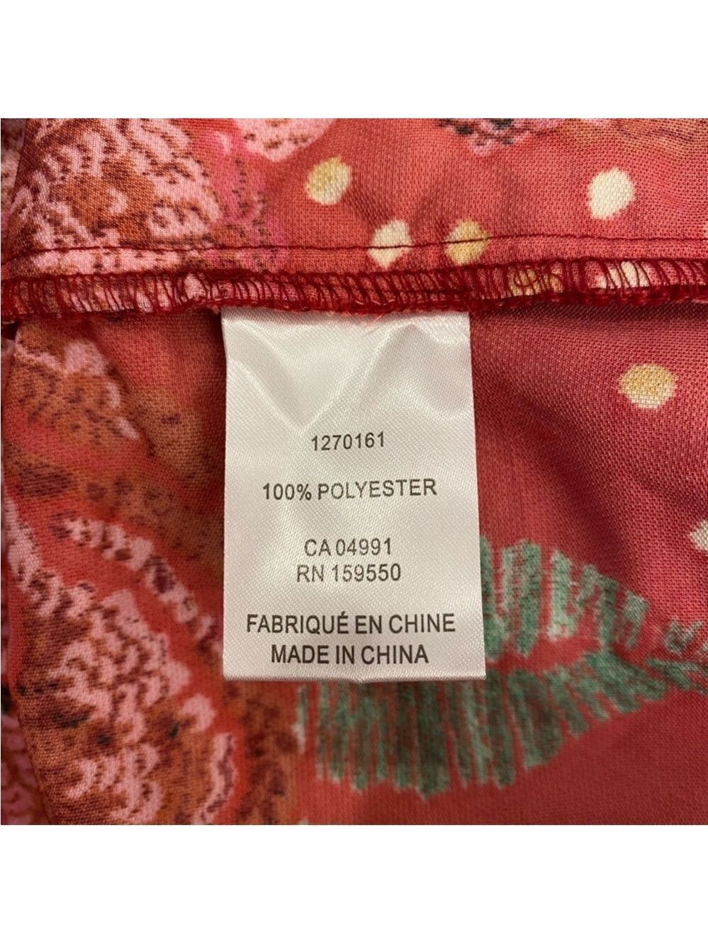 Maison d'Amelie Floral Velvet Long Balloon Sleeve Blouse NWOT Size XS - Picture 5 of 6